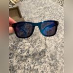 BCBGMAXAZRIA New  Sunglasses Black Blue Lenses Photo 5