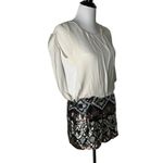 Parker  Womens Short Mini Silk Dress Sequin Sleeveless Formal Women Size XS‎ Photo 7