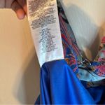 Marciano  Blue and Pink Floral Maxi Dress Photo 8