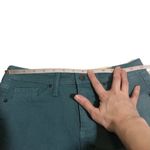 Universal Threads NEW Dusk Green Teal High Rise Shorts Cutoff Fringe Photo 7