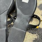 NWOT black gold stuffed pointy toe studded flats Size 9 Photo 6