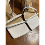 Tony Bianco Lazaar Leather Chain Sandals in Dove Nappa 6 Womens Heels Photo 8