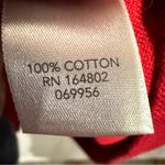 Christopher & Banks  Bold Red Cotton Jacket Size P/M Photo 7