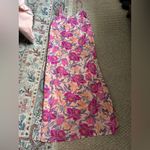 Old Navy floral maxi dress small women's pink orange purple Photo 0