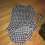 Fourteenth Place high low gingham plaid Skirt S Photo 1