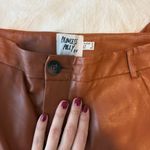 Princess Polly  Brown Leather Pants Photo 4