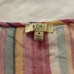 Kori  America  Fringed Multi-color Boho Top S Dopamine Costal Cowgirl Festival Photo 9