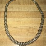 Lexico Fashion Petite pearl braided gold chain link choker Photo 3