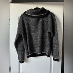 Karl Lagerfeld  Charcoal Cowl Neck Sweater Photo 5