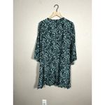 Sundance  Green Floral Flowy Above Knee Length Dress Size Medium Photo 7