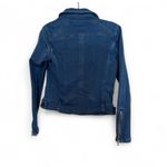 BLANK NYC  Blue Denim Hello Moto Style Jacket Womens Small Photo 2