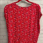 Land's End New red white and blue patriotic stars faux wrap dress size 2X plus Photo 5