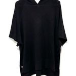 Lululemon  Athletica black hoodie short sleeve jacket oversized size small Photo 0