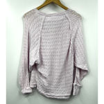Free People  Sweater Womens Thien's Dolman Sleeve Pink V- Neck Size X-Small‎ Photo 6