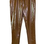 Alix NYC Faux Patent Leather Loring Pant Acorn Size 6 NWT Photo 3
