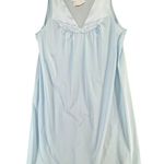 Vassarette Vintage Robe Night Dress S Baby Blue Nylon Night Gown Grannycore USA Photo 3