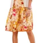 Sundance Evelyn 100% Silk Floral Mini Dress Women's 10 Ivory Flowy Feminine Chic Photo 1