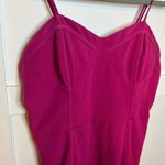 Candie's Candie’s Magenta Fit & Flare Bodice Dress Photo 4
