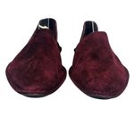 Vince  Burgundy Suede D'Orsay Flats Womens 5 35 Minimalist Pointed Toe Slip-On Photo 4