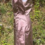 Vintage Handmade purple stain cocktail dress size Small Gray Photo 7