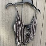 Blue Life Blue‎ Life Striped Crop Top Photo 3