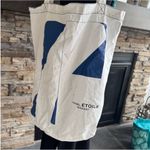 Isabel Marant  Blue and White Graphic Tote Photo 10