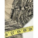 Studio One New York Woman’s Size L Black Tan Cable Knit Sweater Dress Cow Neck Size L Photo 9