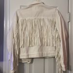 Le lis  White Jacket Leather Fringe Photo 1