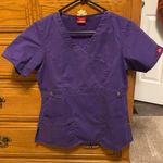 Dickies Purple  Scrub Top Photo 0