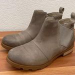 Sorel  NL3719-005 Emelie Chelsea Waterproof Booties in  Quarry Gray/Taupe Size 7 Photo 0