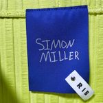 NWT Simon Miller Macu Maxi Ribbed Skirt with Slit in Swing Yellow Size M Photo 5