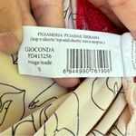 Incanto Italy‎ Avant Garde Abstract Woman Figure Lips Camisole Pajama Top Size M Red Size M Photo 9