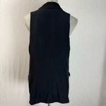 We The Free Free People  Lennie Long Vest in Black SZ Small Photo 7
