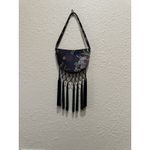 Vintage Chinese Brocade/Fringe Evening Bag Circa 60’s Black Photo 5