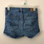 American Eagle Hi-Rise Shortie Shorts Denim Photo 3