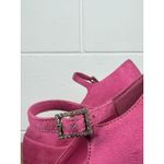 Steve Madden  Elyssa Pink Suede Platform Heels Mary Jane Size 7M Photo 4