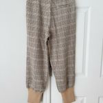Anthropologie  Maeve Boot Tuck Plaid Belted Trousers, Size 6 Photo 10