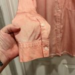 Time and Tru Womens Pink Lyocell Long Sleeve Button Down Shirt Sz XXL 20 Pastel Photo 3