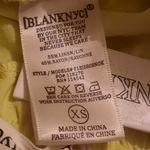 BLANK NYC  Shorts Women's Size Extra Small XS Yellow Linen Blend Casual Elastic Photo 4