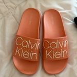 Calvin Klein  Slides Peach Photo 0