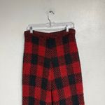 SKIMS  Red Buffalo Check Cozy Unisex Joggers Sz S Photo 8