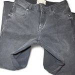 Free People Womens Black Wash Denim Flare Crop Raw Hem Mid Rise Jeans Sz 25R Photo 4