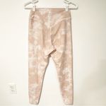 White Fox Boutique White Fox Active Size Medium Pink Tie Dye Print Pull On Athletic Legging Photo 4