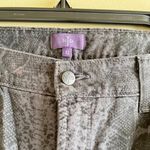 NYDJ Not Your Daughters Jeans Snakeskin Skinny Stretch Jeans Size 12 Purple Gray Photo 3