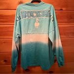 Spirit  Teal and White Ombre Long Sleeve Tee Photo 3