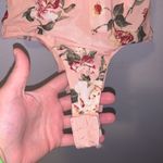 Ember light pink floral cinched long sleeve bodysuit Size M Photo 3