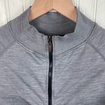 Under Control Seamless Slimming Mock Neck Zip Front Jacket Women's Plus Size 2X Gray Photo 2