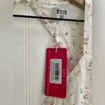 Beginning Boutique  Abigail Mini Dress White Floral Ditsy Cottagecore Size 6 NWT Photo 10