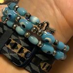Source Unknown Memory wire wrap ocean eyes bracelet‎ OSFM Photo 2