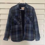 Boston Traders Plaid Print Flannel Fleece Jacket Photo 0